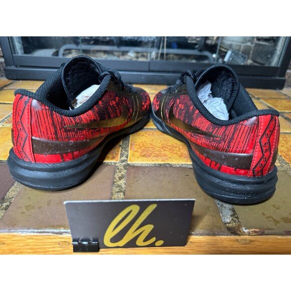 Youth 7y Nike Kobe Mentality Iron Man Red Gold Basketball Shoes 705387-008 - Picture 7 of 9